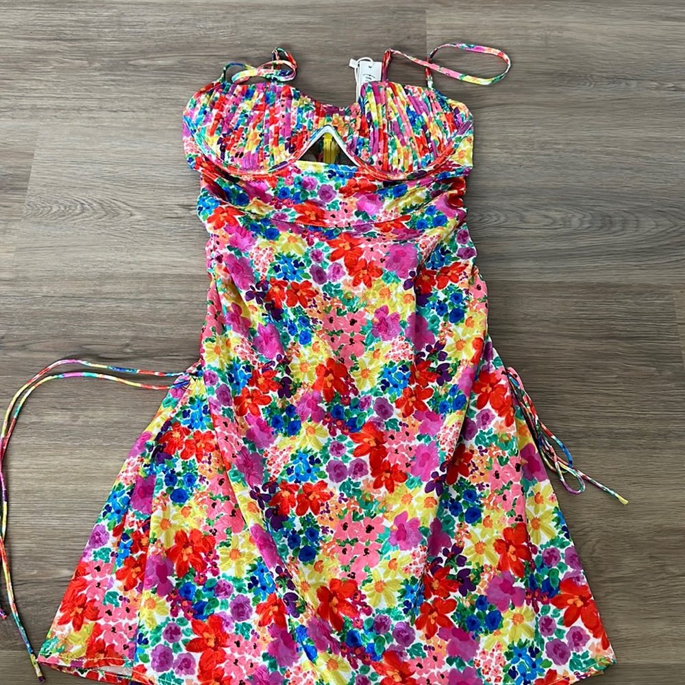 Floral Multicolor Summer Dress